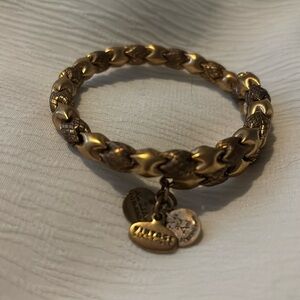 🟣Alex & Ani Gold Memory Wire Bracelet Infused W/Their “Energy Technology”